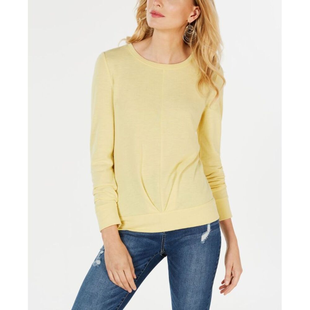INC International Concepts Pleated Front Knit Top